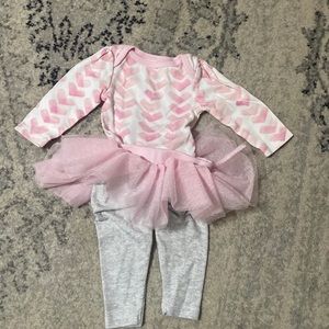 Cloud island newborn outfit with tutu